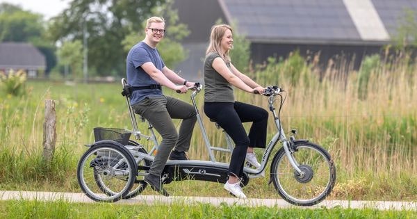 renting van raam special needs bikes in belgium twinny plus tandem
