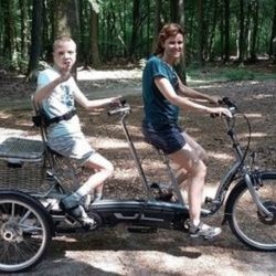 User experience three-wheel tandem Twinny Plus - Madelon Boots