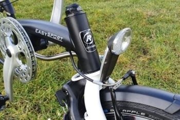 Erneuertes Liegedreirad Easy Sport von Van Raam neue moderne sticker