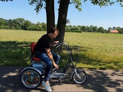 Footrest Easy Go scooter bike Van Raam