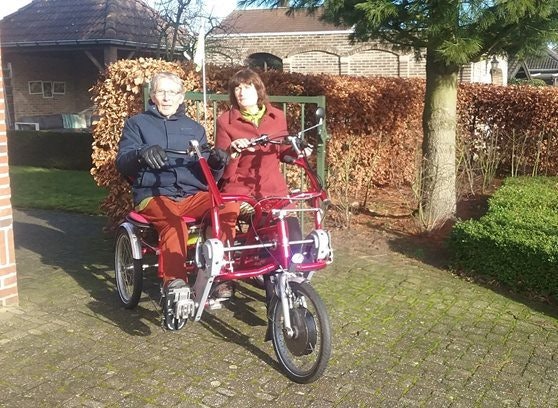 User experience Van Raam side by side tandem Fun2Go Ankie Terheggen