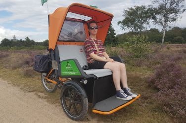 Customer experience Chat Rikshaw Bike Van Raam Riksja Harderwijk