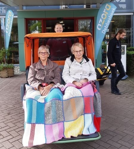 User Experience Ricksha bike chat Debbeshoek Azora carehome