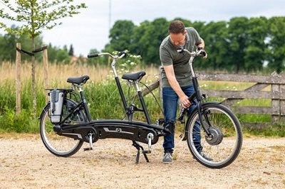 Tandem Twinny velo a deux places pliable de Van Raam