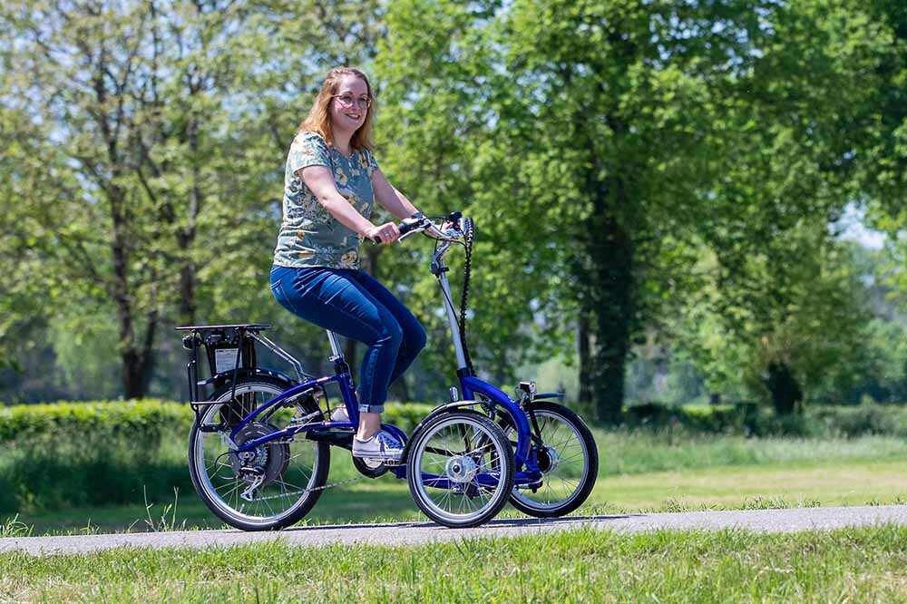 Driewielfiets met twee wielen voor Viktoria