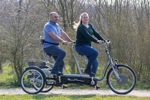 Twinny Plus tandem tricycle for adults Van Raam