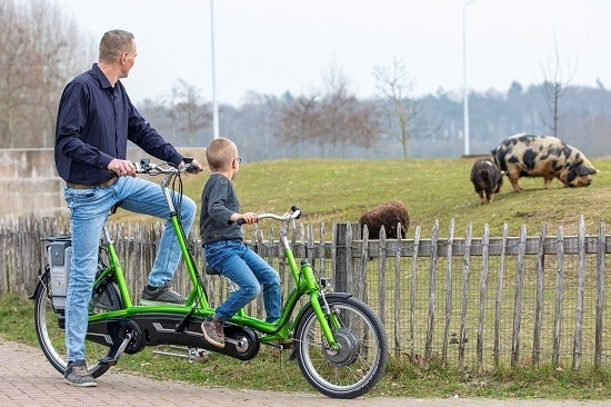 Kivo Tandem for adults with a child Van Raam