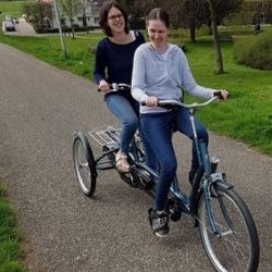 Gebruikerservaring driewieltandem Twinny Plus - Mirjam Droger Gebruikerservaring driewieltandem Twinny Plus - Mirjam Droger
