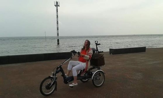 Fahrradfahren im Urlaub mit dem Easy Rider Dreirad Van Raam