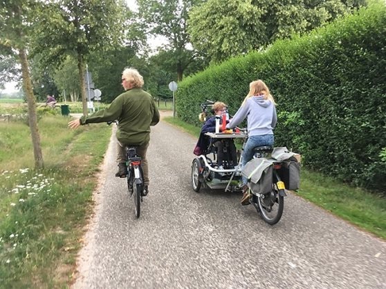 wheelchair transport bicycle user experience jolanda rutten