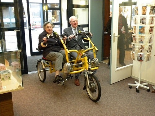 Van Raam side by side tandem Fun2Go for the Zonnebloem Bennekom