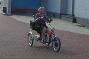 Kundenerfahrung Sessel Dreirad Easy Rider Frau van Lieshout