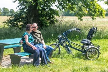 Kundenerfahrung Fun2Go Doppelfahrrad Van Raam Stoffel und Nele