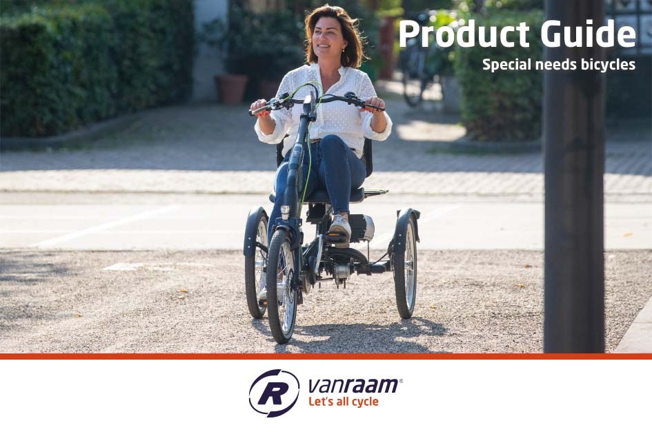 Product guide from Van Raam special needs bikes