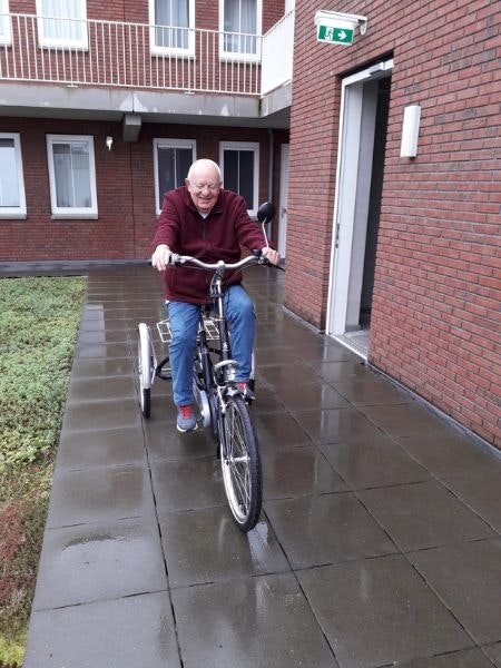 Kundenerfahrung Maxi Comfort Dreirad mit Tiefeinstieg Van Raam Bertus Hulshof