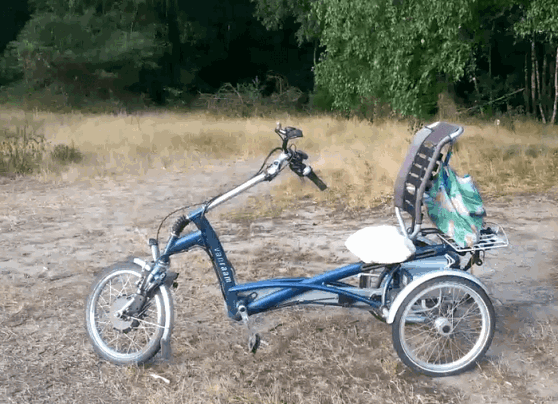 user experience tricycle easy rider mini abbink