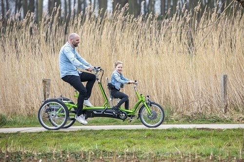 Van Raam Kivo Plus tandem met meerdere personen