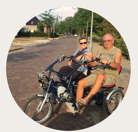 samen fietsen op duofiets fun2go