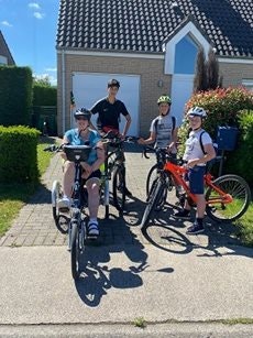 cycling with the easy rider tricycle for adults by van raam customer experience nancy walravens