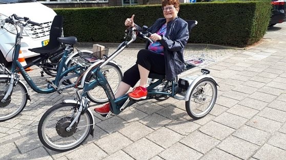 Easy Rider tricycle for adults by Van Raam user experience of Bep van der Velden