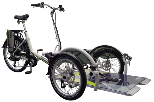VeloPlus wheelchair bike with pedal assist
