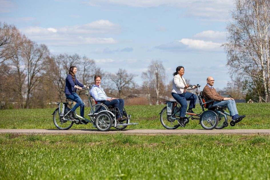 Tricycle avec 2 roues à l'avant Van Raam