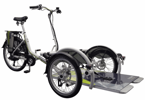 VeloPlus Rollstuhlfahrrad mit Tretunterstützung