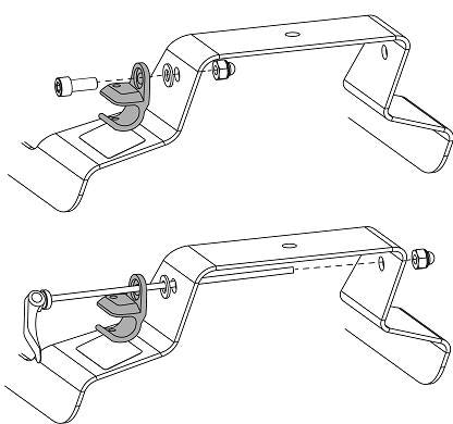 Easy Rider 3 bike trailer adapter line drawing