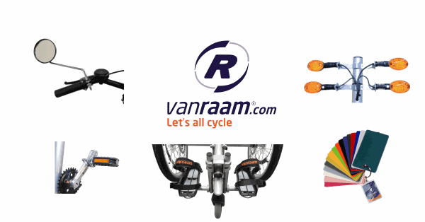 Bicycle parts and options for Van Raam special needs bikes
