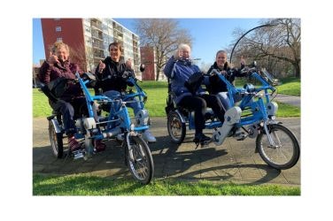 Customer experience Fun2Go side-by-side tandem – Fietsmaatjes Schiedam to Paris