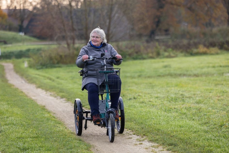 van raam elektrische scooterfahrrad gleichgewichtsstorung