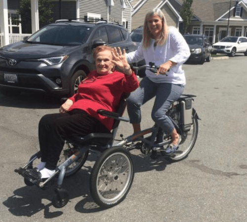 opair wheelchair bike by van raam in north america