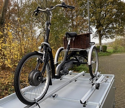 Maxi Comfort driewielfiets Van Raam bagagewagen de Witte Smid