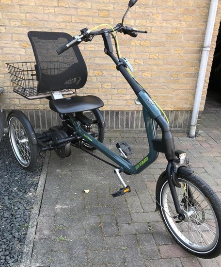 Easy Rider low tricycle with platform pedals Reintjes