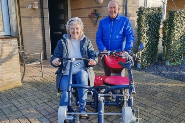 Two seater tricycle Fun2Go Van Raam Verdult