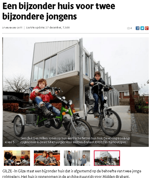 Jongens met een spierziekte