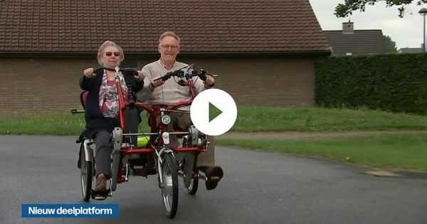 Van Raam side by side tandem Fun2Go rental via sharing platform in Belgium