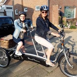 Customer experience Twinny Plus tandem e-bike - Jolein and Joyce