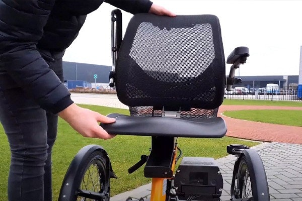 Video zum verstellen des Sitzes vom Easy Rider Dreirad