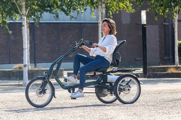 Bequemes Easy Rider Dreirad für Erwachsenen van raam