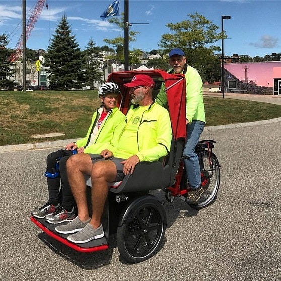 Van Raam rickshaw bike Chat in the United States