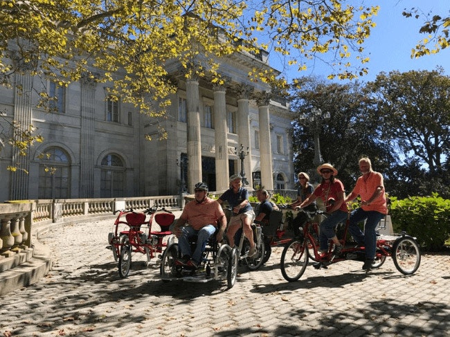 van raam haendler machen fahrradtour in den vereingten staaten