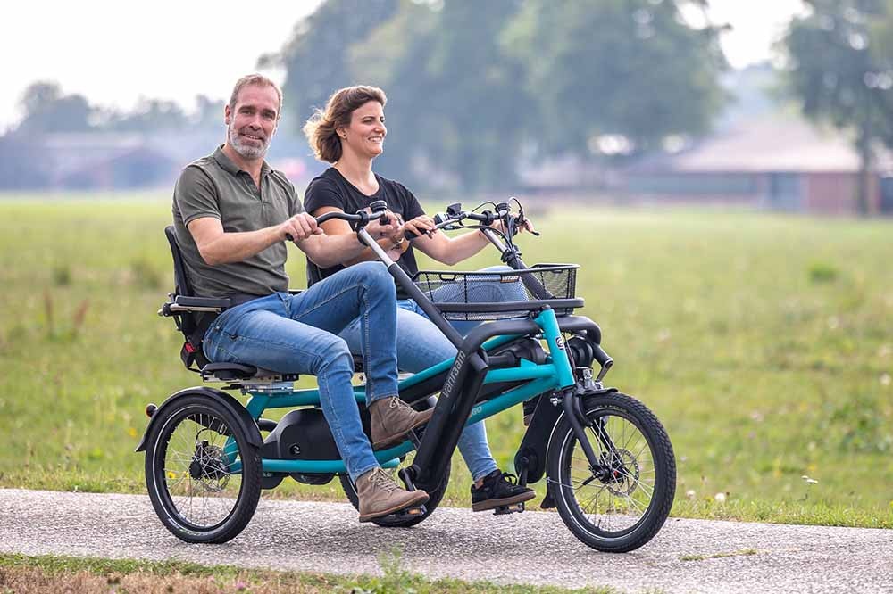 warum hat ein fahrrad mit 3 raedern keinen staender parkbremse van raam fun2go paralleltandem