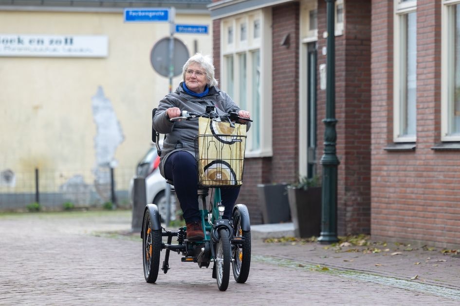 Van Raam tricycle as womans bike