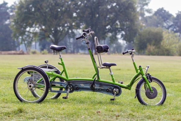 Kids tandem trike child parent Kivo Plus with options