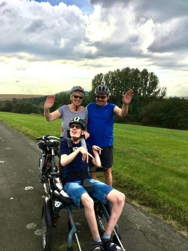 Klantervaring OPair rolstoelfiets Van Raam familie Brandt
