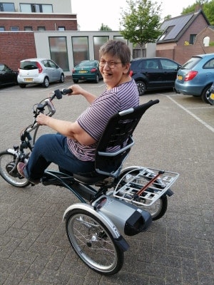 Marjo Lange customer experience Van Raam Easy Rider tricycle for adults