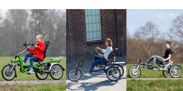 Easy Rider et Easy Rider Junior et Easy Sport tricycles Van Raam