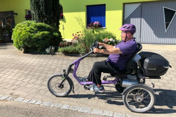 easy rider electric powered tricycle roland staudenmann