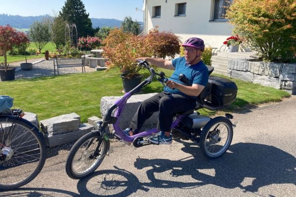 3 wheel electric tricycle from van raam roland staudenmann